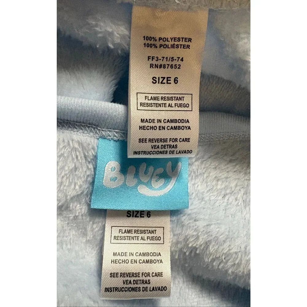 Bluey Fuzzy Pajama Set